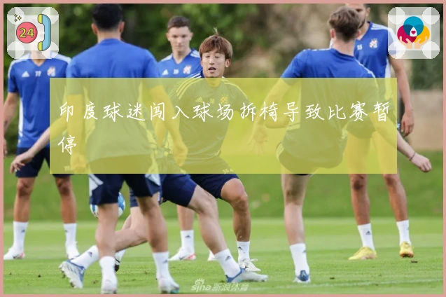 印度球迷闯入球场拆椅导致比赛暂停